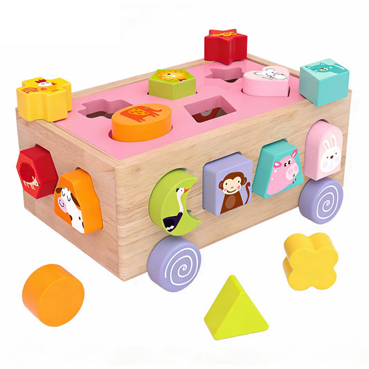 18-hole shaped animal intelligence car