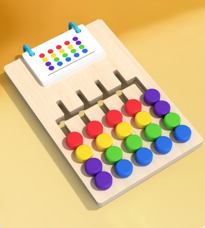 4-Color Educational Puzzle Toy