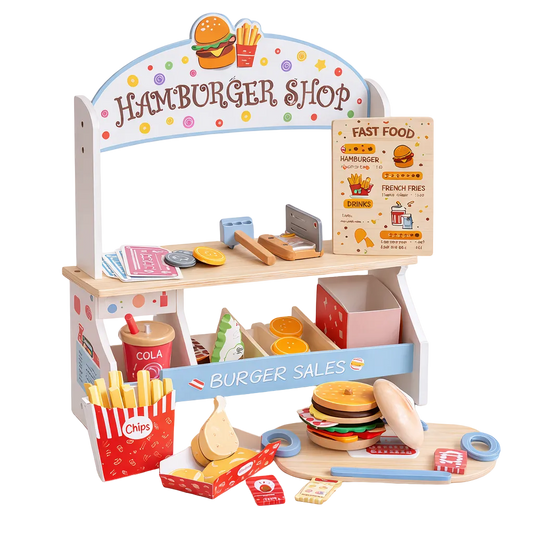Luxury 28-Piece Sales Rack Burger Set