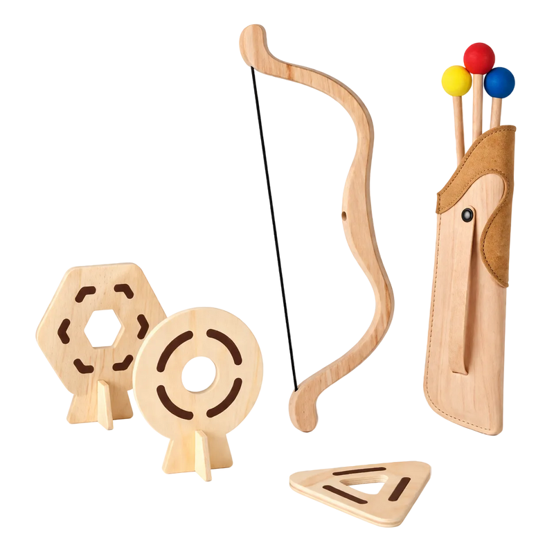 Wooden Bow & Arrow Set