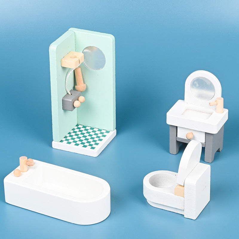 Mini Furniture Toy Set (5-Piece) - Style A
