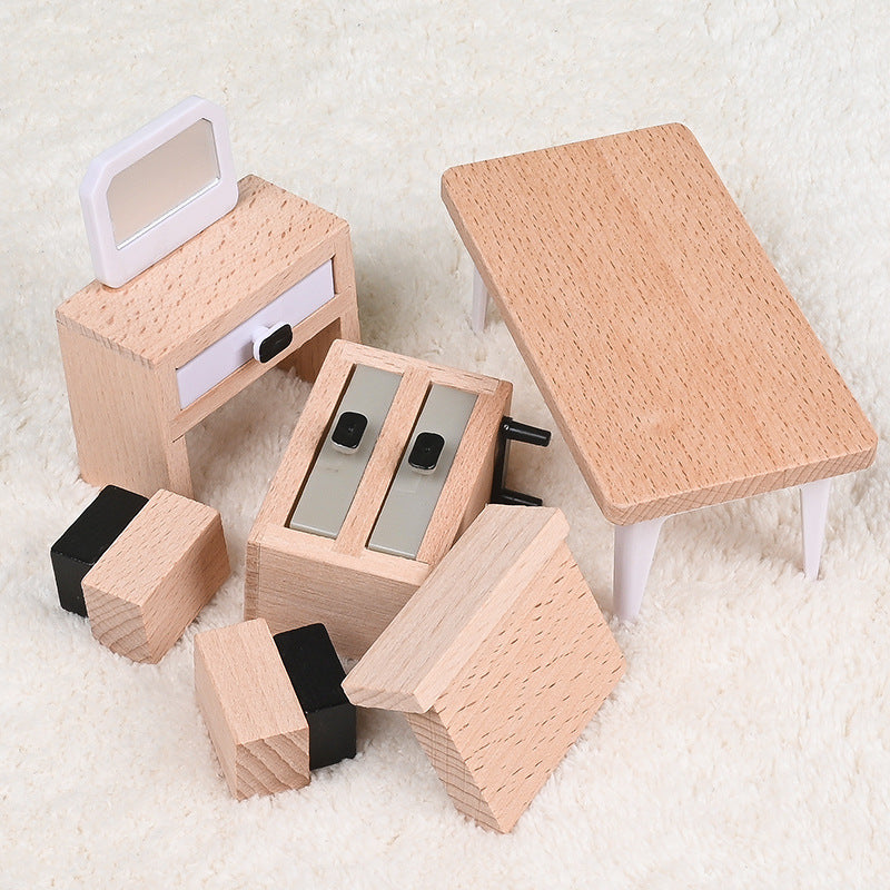 Mini Furniture Toy Set (5-Piece) - Style B