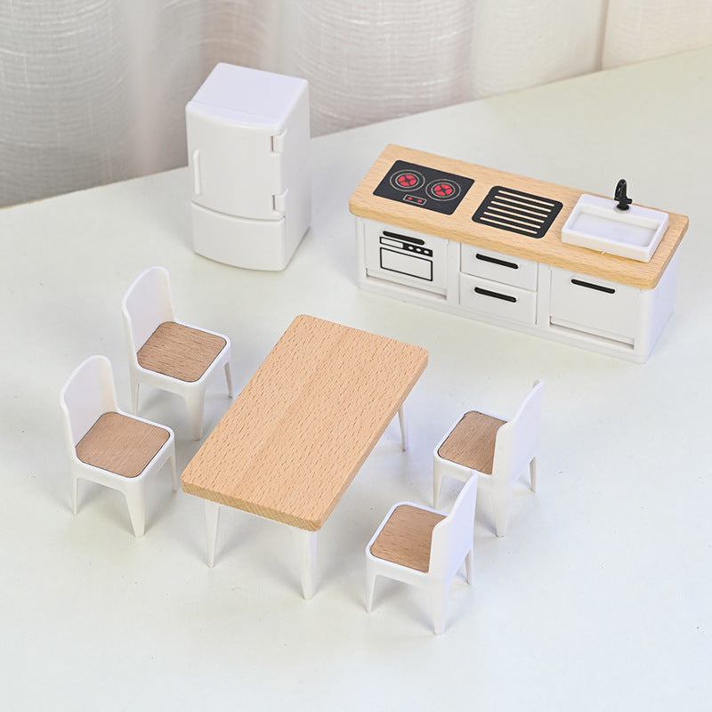 Mini Furniture Toy Set (5-Piece) - Style B