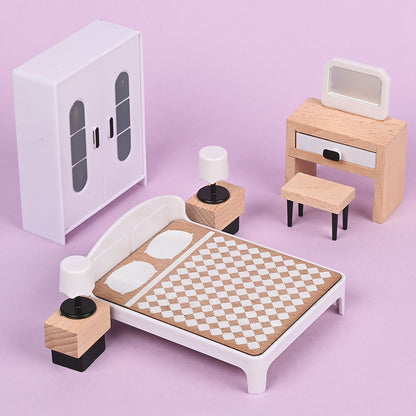 Mini Furniture Toy Set (5-Piece) - Style B