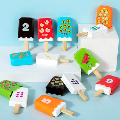 Number Popsicle Stick Toys