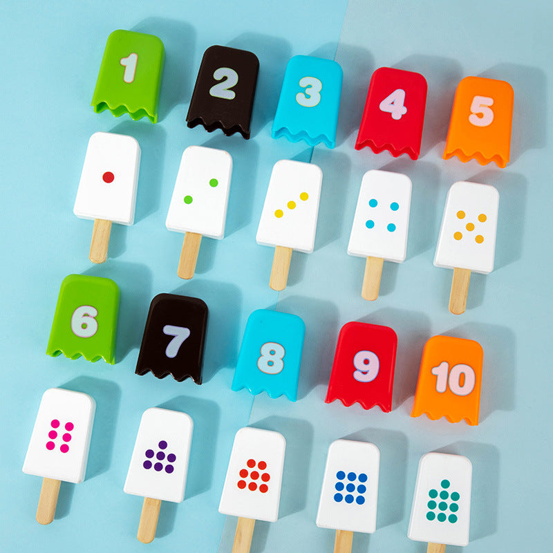 Number Popsicle Stick Toys