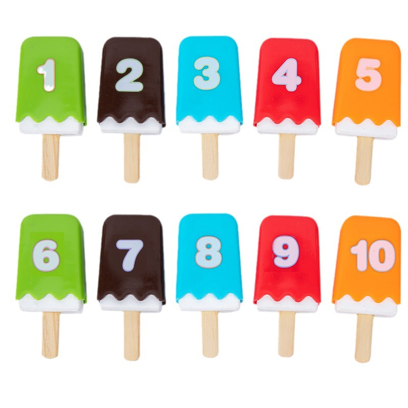 Number Popsicle Stick Toys