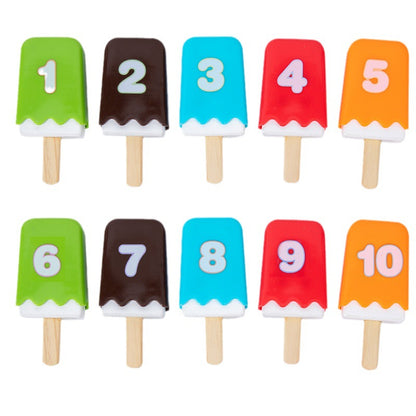 Number Popsicle Stick Toys