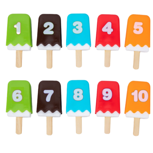 Number Popsicle Stick Toys