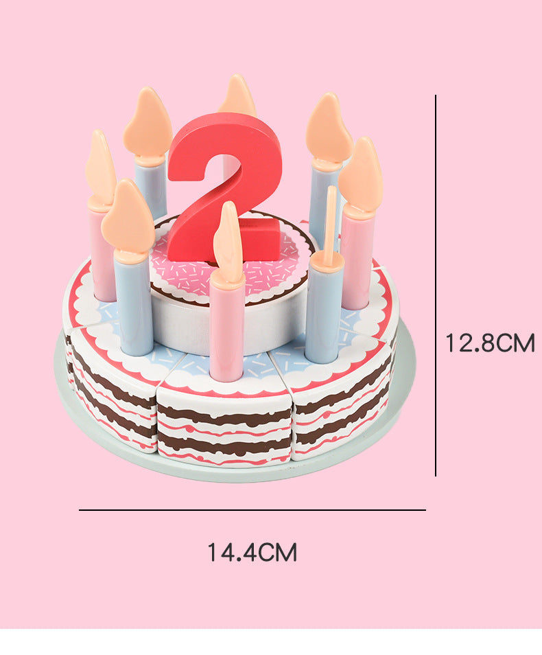 Pretend Play Birthday Cake Toy