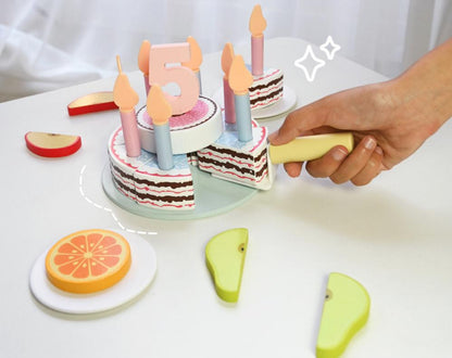 Pretend Play Birthday Cake Toy