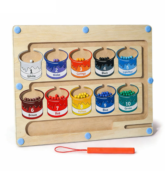 Small Color Sorting Number Maze