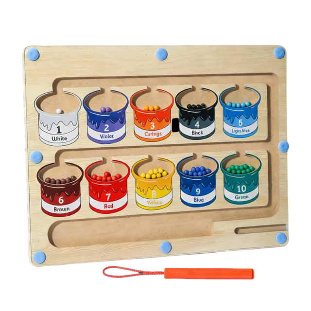 Small Color Sorting Number Maze