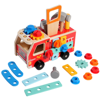 Wooden Simulation Disassembly & Assembly Tool Truck