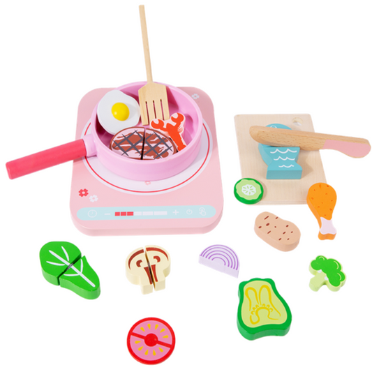 Pink Induction Cooker Toy