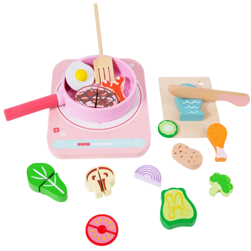 Pink Induction Cooker Toy