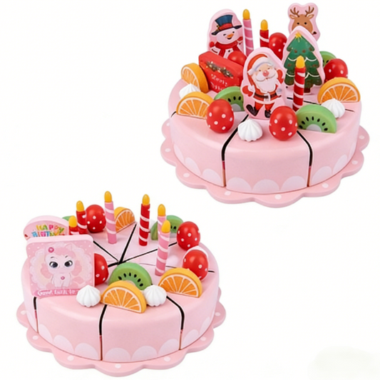 Birthday & Christmas 2-in-1 Cake