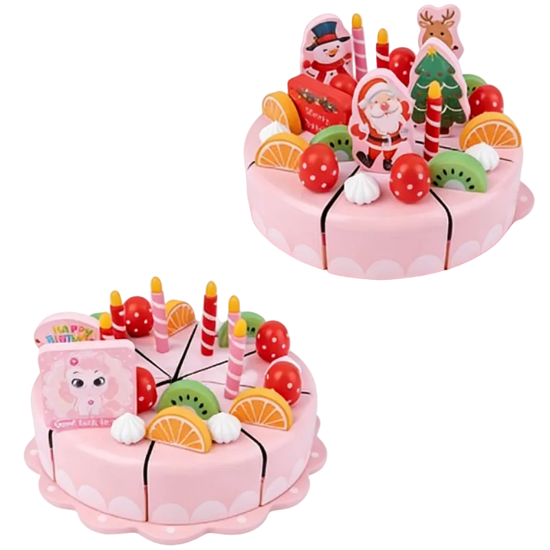 Birthday & Christmas 2-in-1 Cake